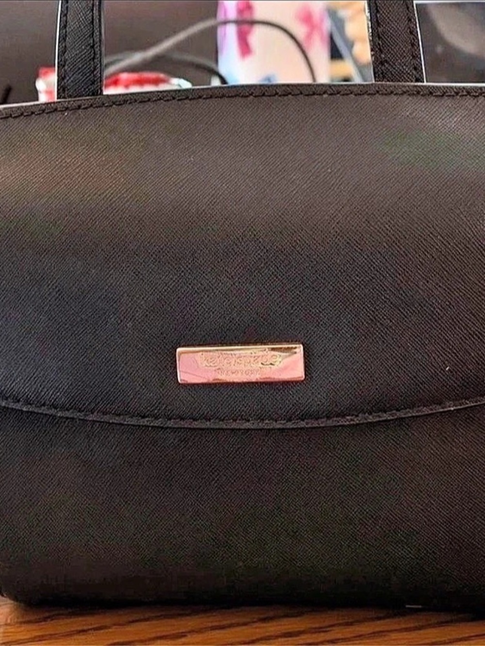 kate spade new york Structured Black Shoulder Bag Like New